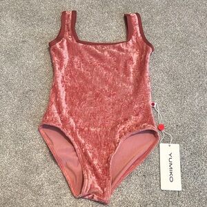 Yumiko Kids Marieke Leotard in Crushed Velvet